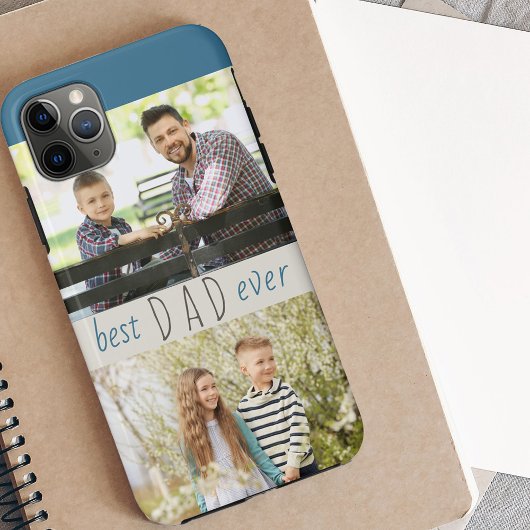 Beste Papa Ooit 2 Foto Stijlvolle Heren Case-Mate iPhone Case