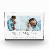 Beste papa ooit 2 Foto's Script 1st Fathers Day (Voorkant)