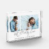 Beste papa ooit 2 Foto's Script 1st Fathers Day (Links)