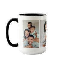Beste Papa Ooit 3 Familie Foto Collage Custom Koff