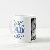 Beste papa ooit 3 foto koffiemok (Voorkant links)