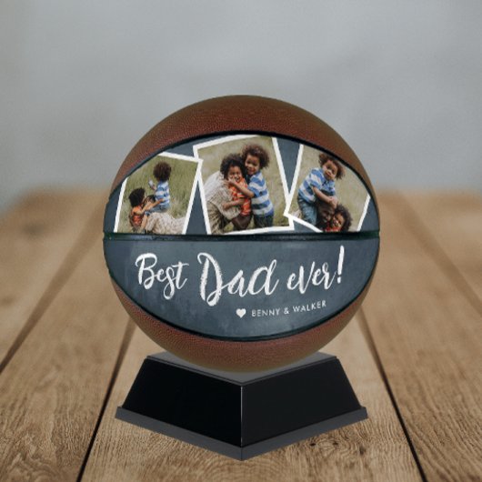 Beste papa ooit 3 foto vaders dag college basketbal