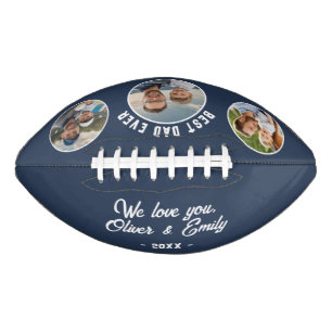 Beste papa ooit 3 foto's Father's Day Keepsake American Football