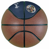 Beste papa ooit 3 foto's Father's Day Keepsake Basketbal (Rechts)