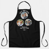 Beste papa ooit 3 foto's Father's Day Keepsake Schort (Voorkant)