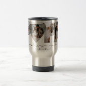 Beste Papa ooit 4 Fotocollage voor papa of opa Reisbeker (Center)