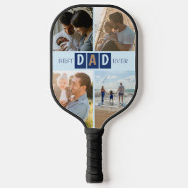 Beste Papa Ooit 4 Foto's Pickleball Paddle