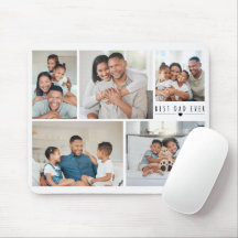 Beste papa ooit | 5 foto collage raster gepersonal