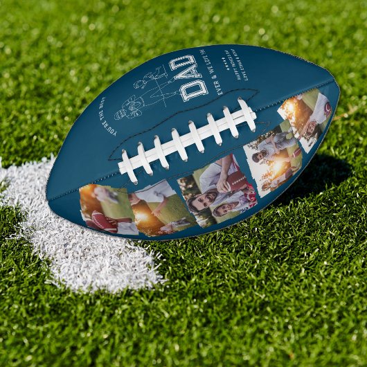 Beste papa ooit | 5 Foto Vaderdag American Football