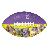 Beste papa ooit | 5 Foto Vaderdag American Football (Voorkant)