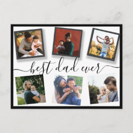Beste Papa Ooit 6 Foto Instagram Collage Briefkaart