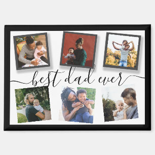 Beste papa ooit 6 foto Instagram collage Magneet