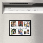 Beste papa ooit 6 foto Instagram collage Magneet (Insitu (Vaatwasser))
