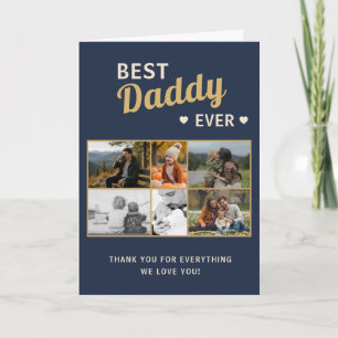 Beste Papa Ooit 6 Foto Vaderdag Kaart