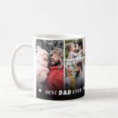 Beste papa ooit 8 foto collage koffiemok (Links)
