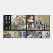 Beste Papa Ooit 9 Foto Collage Bureaumat (Voorkant)