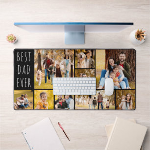Beste papa ooit 9 foto collage bureaumat