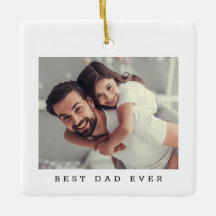 Beste papa ooit Aan beide zijden foto eenvoudig