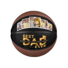 Beste papa ooit Aangepaste familie 5 foto met name Basketbal