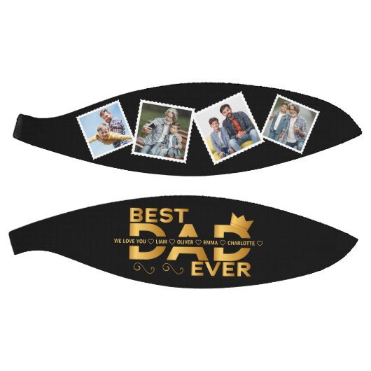 Beste papa ooit aangepaste familie foto, kindernaa basketbal (Panelen)