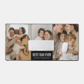 Beste Papa Ooit Aangepaste Foto Bureaumat (Keyboard & Muis)
