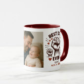 Beste papa ooit Aangepaste foto | Gepersonaliseerd Mok (Voorkant rechts)