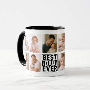 Beste papa ooit Aangepaste foto Gepersonaliseerd Mok