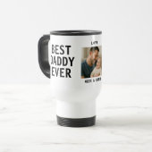 Beste papa ooit Aangepaste foto | Gepersonaliseerd Reisbeker (Voorkant links)