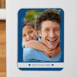 Beste papa ooit aangepaste foto magneet