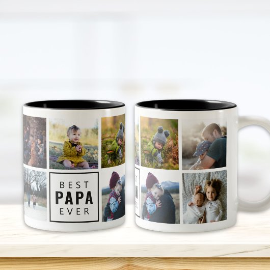 Beste PAPA ooit aangepaste foto Mok