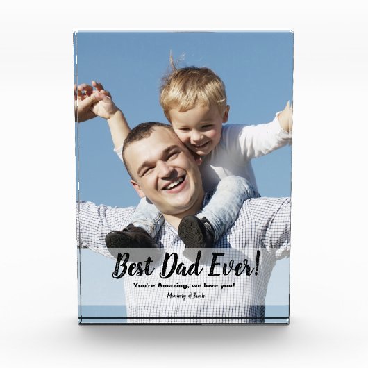 Beste papa ooit! Aangepaste foto Vaderdag (Voorkant)