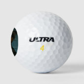 Beste Papa Ooit Aangepaste Foto Vaderdag Cadeau Golfballen (Logo)