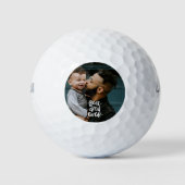 Beste Papa Ooit Aangepaste Foto Vaderdag Cadeau Golfballen (Voorkant)