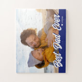Beste papa ooit aangepaste foto Vaderdag cadeau Legpuzzel (Verticaal)
