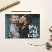 Beste papa ooit aangepaste foto vaderdag cadeau legpuzzel