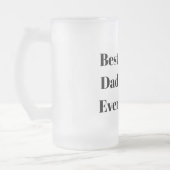Beste papa ooit aangepaste foto Vaderdag cadeau Matglas Bierpul (Links)
