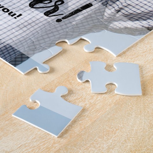 Beste papa ooit! Aangepaste foto Vaderdag Legpuzzel (Zijkant)