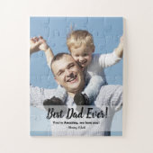 Beste papa ooit! Aangepaste foto Vaderdag Legpuzzel (Verticaal)