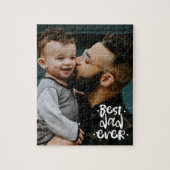 Beste papa ooit Aangepaste foto Vaderdag Verticaal Legpuzzel (Verticaal)