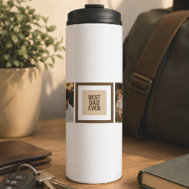 Beste papa ooit | Aangepaste fotocadeau voor Vader Thermosbeker