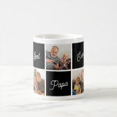 Beste Papa ooit aangepaste gepersonaliseerde famil Koffiemok (Center)