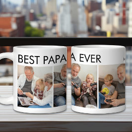 Beste Papa ooit aangepaste gepersonaliseerde famil Koffiemok
