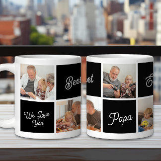 Beste Papa ooit aangepaste gepersonaliseerde famil Koffiemok