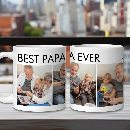 Beste Papa ooit aangepaste gepersonaliseerde famil Koffiemok