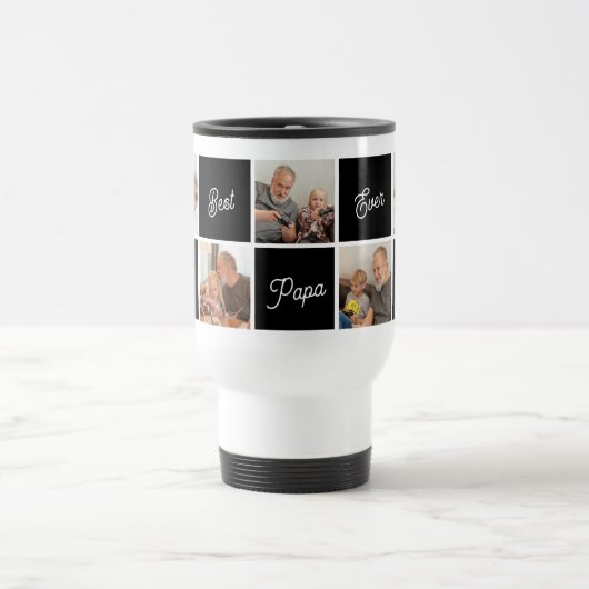 Beste Papa Ooit Aangepaste Gepersonaliseerde Famil Reisbeker (Center)