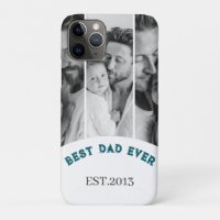 Beste papa ooit Aangepaste multi-fotocollage