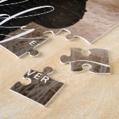 Beste papa ooit Aangepaste naam foto cadeau voor p Legpuzzel (Zijkant)