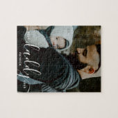Beste papa ooit Aangepaste naam foto Vaderdag cade Legpuzzel (Horizontaal)
