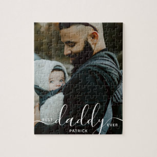 Beste papa ooit Aangepaste naam foto Vaderdag cade Legpuzzel