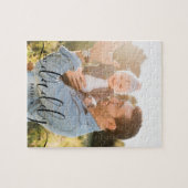 Beste papa ooit Aangepaste naam foto Vaderdag cade Legpuzzel (Horizontaal)